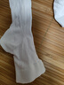 浪莎女士袜子女纯棉抗菌春秋季超薄网眼吸汗透气中筒女袜全棉袜子 实拍图