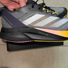 阿迪达斯（adidas）男鞋 ADIZERO ADIOS PRO 4 轻便透湿排汗缓震竞速马拉松碳柱跑鞋 JR1656/亮白色/学院紫/魔力酸橙绿 42.5 实拍图