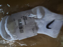 耐克（NIKE）男袜女袜 25新款训练透气短袜快干柔软休闲跑步健身运动nike袜子 热推/简约经典白色/三双装 S/22-24厘米/34-38码 实拍图