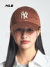 MLB帽子男女软顶棒球帽虞书欣明星同款运动鸭舌帽3ACP6601N-50BRL-F 实拍图