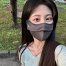 小野和子护眼角防晒面罩夏季女腮红立体口罩防紫外线尘冰丝透气 实拍图