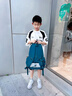 乐布熊2026新款小学生初中生男减负护脊中学生书包高中女生大容量超轻男 牛仔蓝（送闪电熊+零钱包+防水手表） 大号（适合初中生/高中生） 实拍图