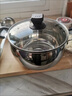 雷仕顿不锈钢汤锅家用加厚大容量煲汤炖锅煮面煮粥奶锅火锅电磁炉通用 汤锅【加厚款】 22cm 实拍图