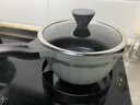 北鼎小奶锅辅食锅泡面锅煮粥锅婴儿不粘锅热奶煮蛋雪平锅20cm浅杉绿 实拍图