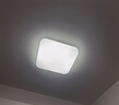 三雄极光 led吸顶灯卧室灯现代客厅灯简约过道走廊玄关卫生间阳台灯具 柔雪 白色 24W 三档调色-方形 实拍图