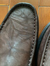骆驼（CAMEL）软底舒适耐磨套脚秋中年商务休闲皮鞋男 GE12235379 棕色 41 实拍图