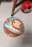费雪（Fisher-Price）儿童玩具球静音拍拍球无声弹力球小皮球海绵球18cm生日礼物礼品 实拍图