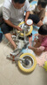 永久（FOREVER）永久儿童自行车永久自行车儿童 自行车3-6岁折叠自行车儿童单车 标配灰|辐条轮+折叠+辅助轮+礼包 12寸|身高80-110cm 实拍图