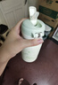 膳魔师（THERMOS）高真空保温杯双饮水杯一盖双用吸管杯直饮杯便携宽杯绳水杯TCKN 实拍图