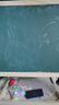 儿童画画板小黑板家用学生支架式写字板黑板墙贴可擦写小学生玩具 D款磁性双面可升降【功能礼包】 实拍图