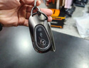 绅创奔驰钥匙套25款 E300l E260l c260l c200l GLC/B/E包扣壳S级 奔驰-C款-渐变紫+车标绳 实拍图