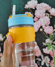 miGo甜甜圈玻璃水杯高颜值便携学生吸管泡茶大容量防烫男女通用520ml 实拍图