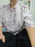 俞兆林中老年女装妈妈装七分袖套装薄款两件套 Y244A1813 实拍图