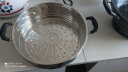 半球（Peskoe）电蒸锅多用途锅电热锅 34CM电炒锅电锅 铸铁锅身带蒸笼电煮锅JF-34 实拍图
