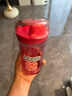 特百惠（Tupperware）晶彩mini塑料杯280ML 男女学生夏季水杯子儿童双饮口便携 圣诞红 实拍图