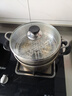 美厨（maxcook）玻璃盖汤锅盖 304不锈钢包边煎锅盖蒸锅盖20cm MCPJ9593 实拍图