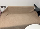 高级轻奢2025新款沙发盖布四季通用防滑防猫抓万能全包沙发巾坐垫 【防滑加厚】伊雅-浅咖色 180*230cm 实拍图