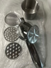 赢容304不锈钢手动榨汁器柠檬夹菜馅挤水器水果压汁器压薯器土豆压 圆形不锈钢榨汁器【底孔款+3底片 实拍图
