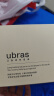 ubras情人节钻石纱夹心软支撑花瓣杯文胸内衣女胸罩背心-丝绒红L 实拍图