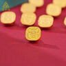 领丰金足金9999十二生肖金豆黄金1g投资金条金币送人节日可爱礼物 生肖-牛(1g） 实拍图