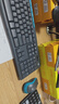 罗技（Logitech）MK275 键鼠套装 无线键鼠套装 办公键鼠套装 全尺寸 商务键鼠套装 带无线2.4G接收器 黑蓝色 实拍图