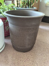 oeny紫砂花盆透气防烂根特大号口径种树种菜高颜值大花盆陶瓷花盆批发 透气高直筒小号 紫砂 实拍图