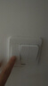 西门子（SIEMENS）开关插座 三开双控面板 86型暗装面板 远景雅白色 实拍图