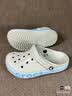 卡骆驰（CROCS）贝雅卡骆班运动拖鞋男鞋女鞋居家夹脚平底人字拖鞋|205393 深蓝/辣椒红-4CC 39 (240mm) 实拍图