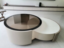 顾家家居（KUKA）现代简约组合茶几圆形轻奢高级感边几客厅小户型国家补贴茶几7057 茶几 实拍图
