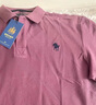 U.S. POLO ASSN.短袖POLO衫男士青年保罗商务休闲翻领男装上衣T恤短袖男夏季紫XL 实拍图