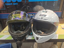 GSB摩托车头盔冬季防冻保暖男女盔3C电动车摩托车通勤竞速头盔gsb361 珍珠白配透明镜片+顺丰快递 XXXL（建议60-61头围） 实拍图