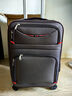卡帝乐鳄鱼（CARTELO）布箱拉杆箱牛津布行李箱防刮抗压轻音万向轮可扩容防泼水大容量箱 咖啡色防刮常规款 20英寸 实拍图