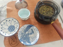 青花斗笠茶杯陶瓷大号主人瓷器功夫茶盏个人家用单茶杯子 （花色随机)80ml2只 实拍图