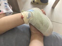 贝比宝宝学步鞋婴儿鞋子软底防滑夏季室内鞋袜家居地板鞋男 浅荷绿 实拍图