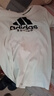 阿迪达斯 （adidas）短袖男2023夏季户外休闲运动服跑步健身速干T恤 白/黑 2XL  实拍图