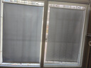 晟隽严选窗户遮阳帘防晒隔热遮阳神器卷帘伸缩窗帘阳台卫生间遮挡帘免打孔 宽58高125cm（可伸缩0-125cm） 免打孔 全遮光深灰镀银膜款 实拍图