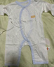 贝瑞加（Babyprints）新生儿连体衣2件装婴儿纯棉内衣薄款四季爬服柔软宝宝哈衣 蓝52 实拍图