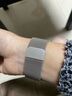 BHO苹果手表表带适用apple watch s10/s9/se/ultra2米兰尼斯表带iwatch s8/7/6/5/4金属不锈钢表带 实拍图