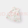 巴厘小猪女童短袖连衣裙夏季薄款小女孩公主裙儿童国风衣服夏 荷塘之约 90 cm 实拍图