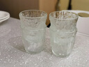 【京东物流】冰川纹玻璃杯时尚潮流ins风果汁杯酒杯水杯 冰川杯250ml2只 实拍图