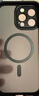 ROCK适用苹果16Promax手机壳iPhone16Promax保护套磁吸Magsafe防摔镜头全包精孔简约不粘指纹男女黑色 实拍图