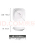 友来福 陶瓷盘家用白瓷盘子9英寸中式方形菜盘汤盘微波炉可用4只装 实拍图