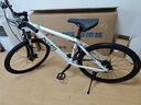 喜德盛（xds）26款山地自行车成人黑客380黑客350黑客500黑客700男士学生上班女 白灰17寸【黑客350】 实拍图