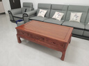 蒙地亚 红木家具非洲花梨（学名：刺猬紫檀）小户型中式实木长方形 茶桌 茶几客厅平几 实拍图