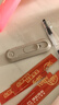 得力（deli）纽赛特氟龙迷你随身美工刀 拆快递防粘小刀 学生裁纸刀 夜影灰NS065T 实拍图