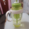 【京东物流】水杯冰霸吸管杯高颜值学生茶水分离大容量杯子 肚肚杯1个-浅绿色 实拍图