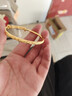 周六福黄金手镯女满天星生日礼物计价AA102805 约17.68g  实拍图