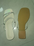 达芙妮凉鞋女夏季外穿2025新款一鞋两穿鞋子女配裙子拖鞋海边气质凉拖鞋 月光白【凉拖两穿- 4cm粗跟】 37 实拍图