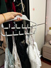 左转角皮带腰带内衣家用围巾丝巾领带衣架多功能挂钩挂架衣 月魄灰 1个 实拍图