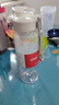 希乐Tritan塑料杯男运动水瓶女高颜值户外杯子便携带滤网 雪球白680ml 实拍图